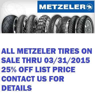 March 2015 Metzeler Sale